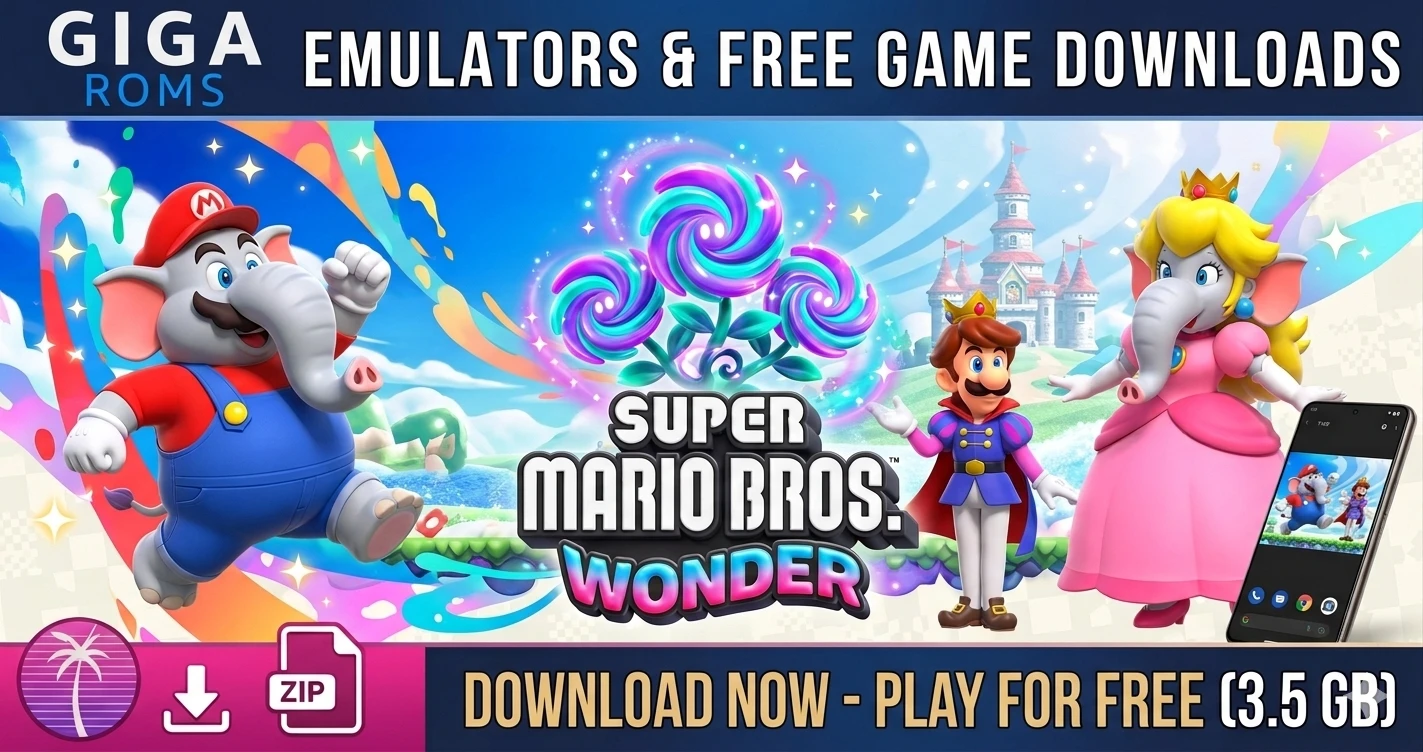 Super Mario Bros. Wonder: Descargar ROM NSP/XCI y Mejores Emuladores