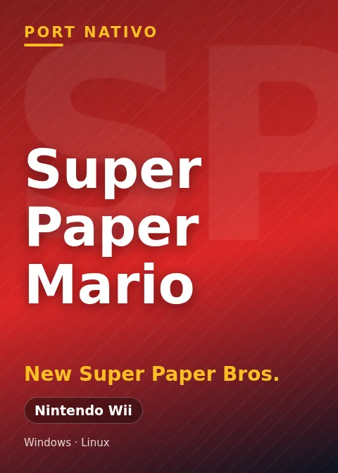 Super Paper Mario PC Port (Wii, New Super Paper Bros.)