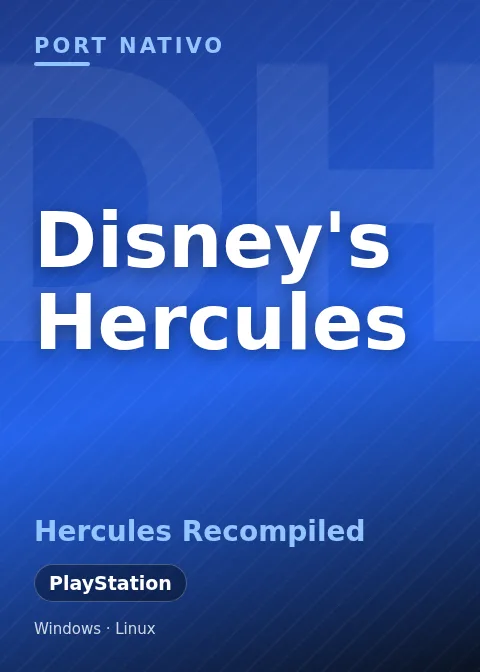 Disney's Hercules para PC (PlayStation, Hercules Recompiled)