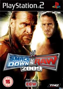 WWE SmackDown vs. Raw 2009, portada para PlayStation 2