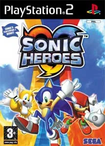 Sonic Heroes, portada para PlayStation 2
