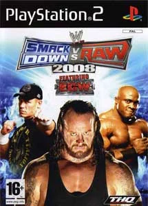 WWE SmackDown! vs. Raw 2008, portada para PlayStation 2