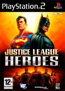 Justice League Heroes, portada para PlayStation 2