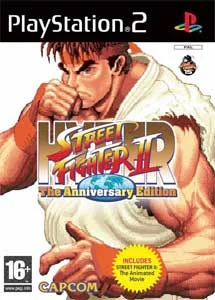 Hyper Street Fighter II: The Anniversary Edition cover art for PlayStation 2