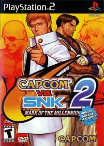 Capcom vs. SNK 2: Mark of the Millennium 2001, portada para PlayStation 2