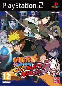 Naruto Shippuden: Ultimate Ninja 5, portada para PlayStation 2