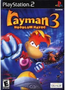 Rayman 3: Hoodlum Havoc cover art for PlayStation 2