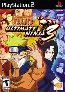 Naruto: Ultimate Ninja 3, portada para PlayStation 2