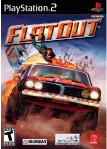 FlatOut, portada para PlayStation 2