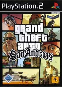 Grand Theft Auto: San Andreas, portada para PlayStation 2